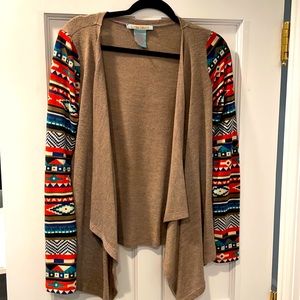Flying Tomato Aztec-style cardigan